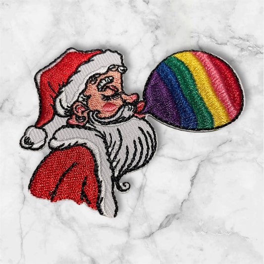 Santa rainbow bubblegum